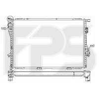 Радіатор охолодження двигуна Chevrolet Aveo T300 (NRF) FP 17 A153