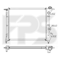 Радіатор охолодження двигуна Renault 19 (NRF) FP 56 A229