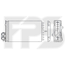 Радіатор пічки Peugeot 405 (Nissens) FP 54 N42-X
