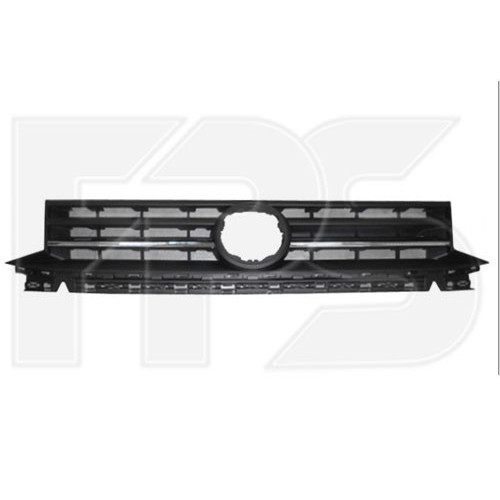 Решітка радіатора чорна VW Caddy 3 15 - з хром. молдингом FPS 2K5853651A