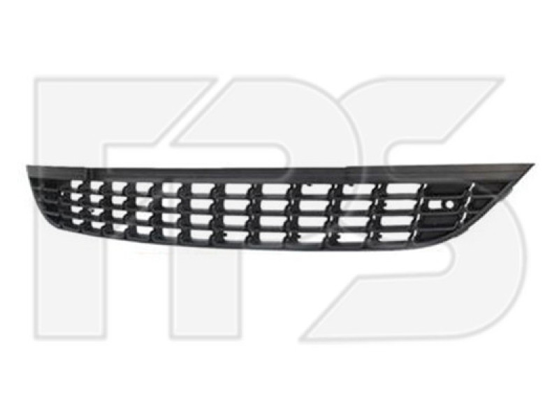 Решітка бампера середня Opel Astra J 09-12 чорна (FPS) 1400466