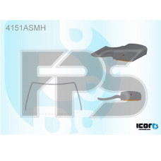 Молдинг лобового скла Hyundai i30 07-12 (Icor)