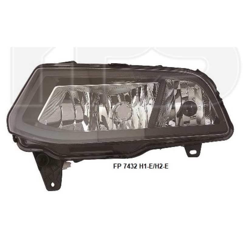 Протитуманна фара хетчбек VW Polo 15-18 ліва   денне світло (DEPO) 6C0941661