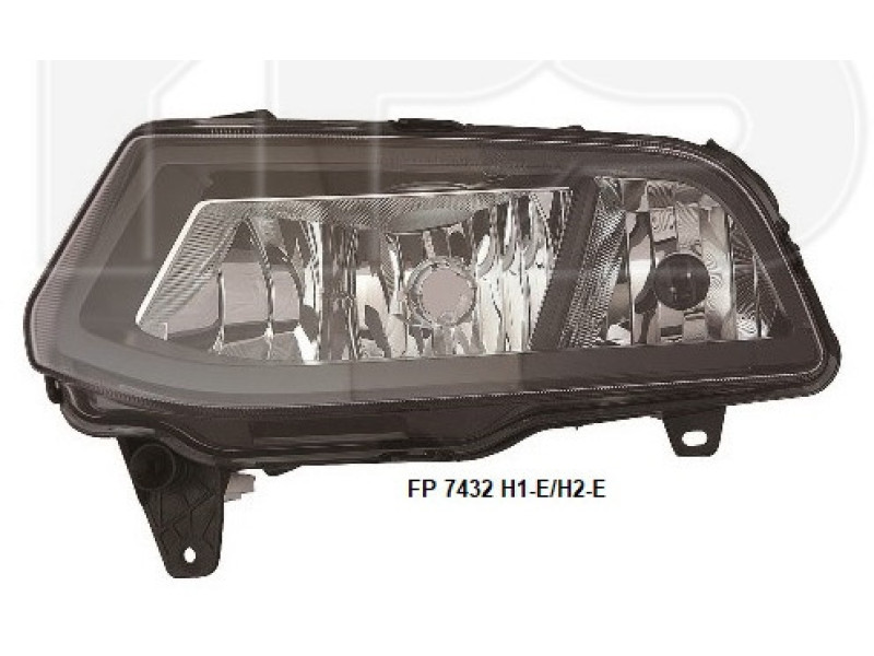 Протитуманна фара хетчбек VW Polo 15-18 права денне світло (DEPO) 6C0941662