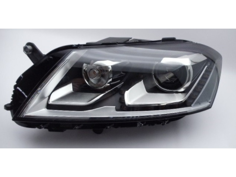 Передня фара VW Passat B7 Європа 10-14 права (DEPO) Ксенон 3AB941754