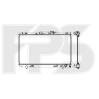 Радіатор охолодження двигуна Toyota Carina E (Koyorad) FP 70 A1174-X