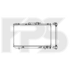 Радіатор охолодження двигуна Toyota Carina E (Koyorad) FP 70 A1174-X