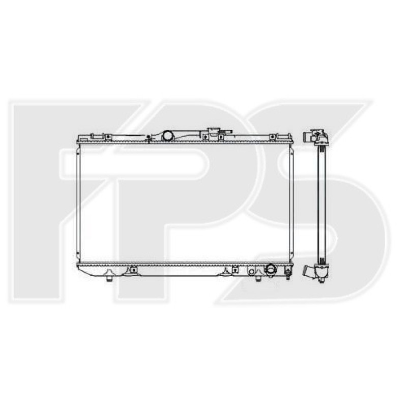 Радіатор охолодження двигуна Toyota Carina E (Koyorad) FP 70 A1174-X