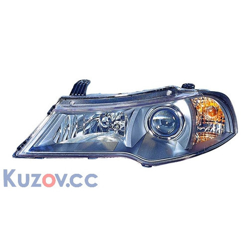 Фара передня ліва Daewoo Nexia N150 08- (Tempest) черн. H1 H7 без коректора