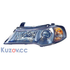 Фара передня права Daewoo Nexia N150 08- (Tempest) черн. H1 H7 без коректора