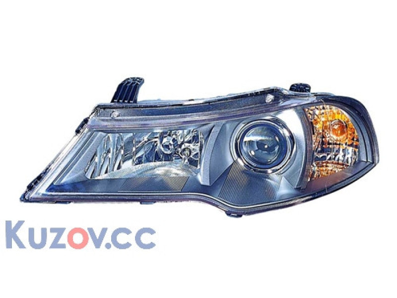 Фара передня права Daewoo Nexia N150 08- (Tempest) черн. H1 H7 без коректора