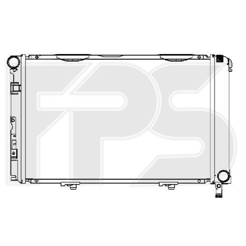 Радіатор охолодження двигуна Mercedes 190 W201 FPS FP 46 A219