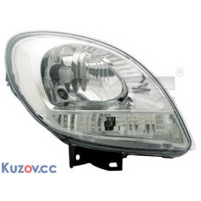 Фара ліва Renault Kangoo 03-09 (TYC)