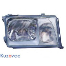 Фара ліва Mercedes 124 (TYC) ТЕМНА РАМКА