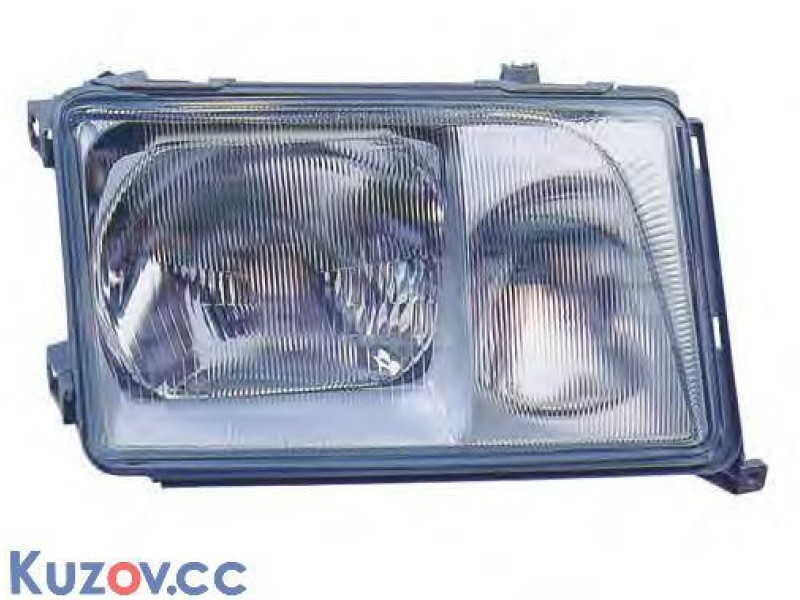 Фара ліва Mercedes 124 (TYC) ТЕМНА РАМКА