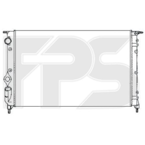 Радіатор охолодження двигуна Renault R19 (AVA) FP 56 A1223