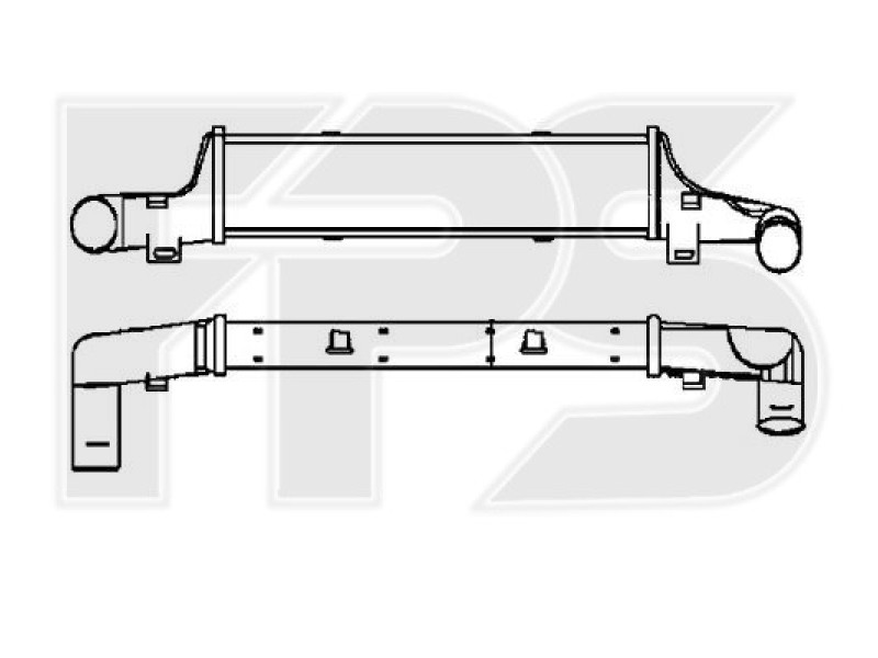 Інтеркулер Mercedes W210 (AVA) FP 46 T79
