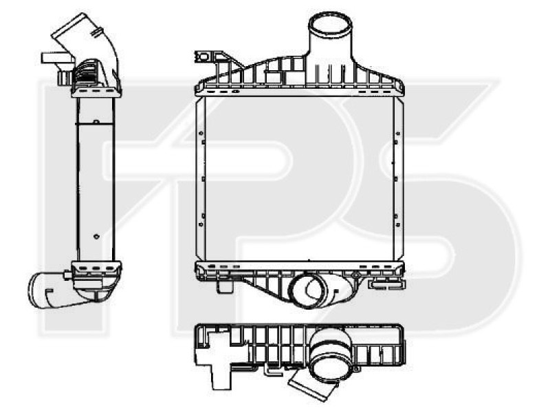 Інтеркулер Mercedes Vito W638 (AVA) FP 46 T88