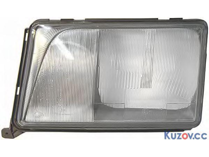 Скло фари праве (з рамкою) Mercedes 124 1993-1996 TYC