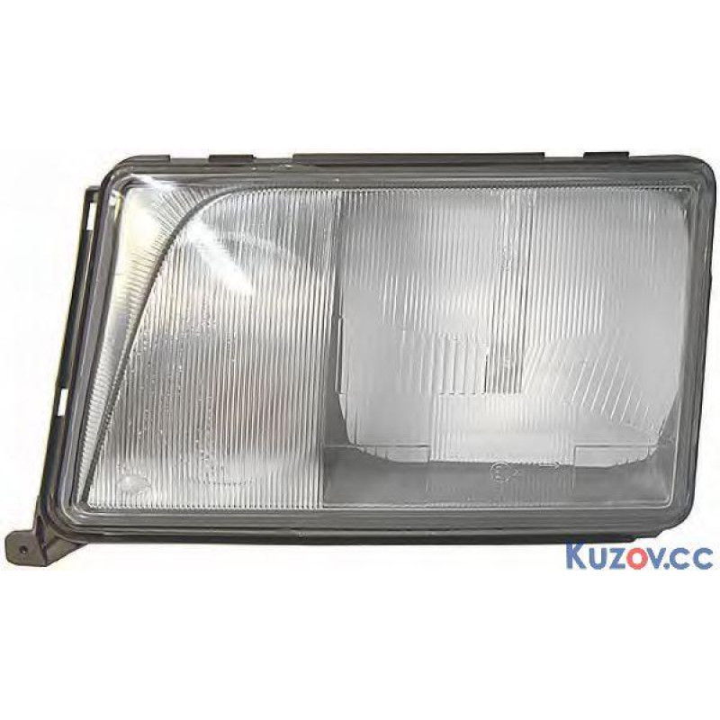 Скло фари праве (з рамкою) Mercedes 124 1993-1996 TYC