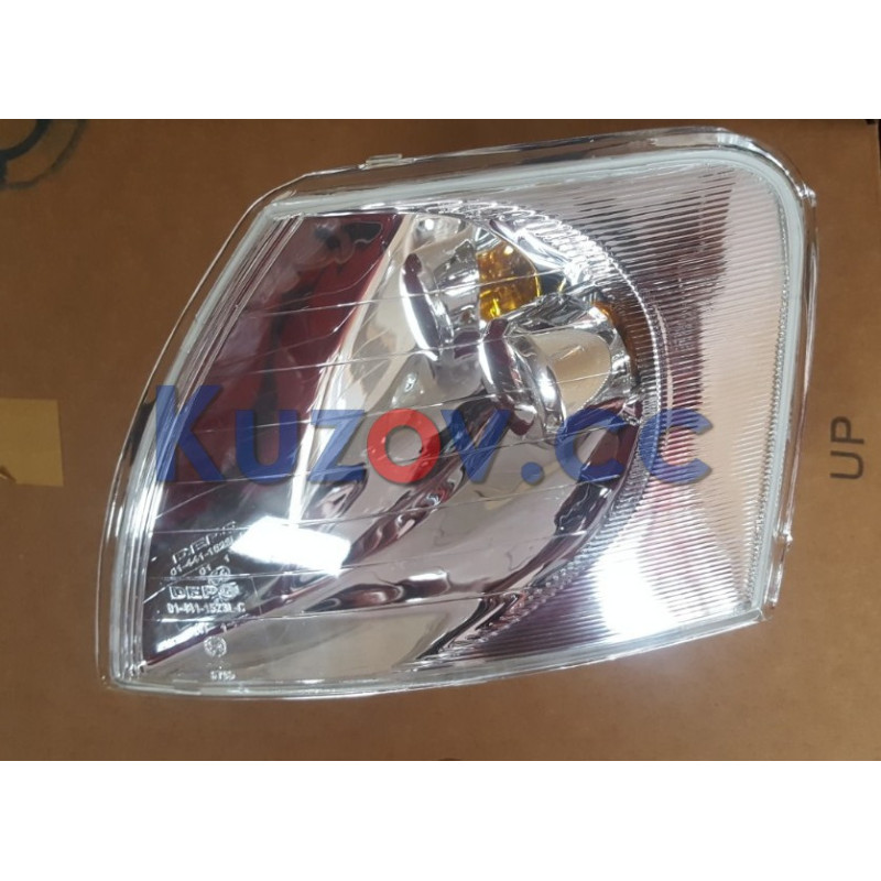 Покажчик повороту VW Passat B5 97-00 лівий, прозорий (Depo) 3B0953049B