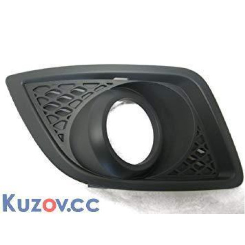 Решітка переднього бампера ліва Ford Fiesta 2006-2008 (Tempest)