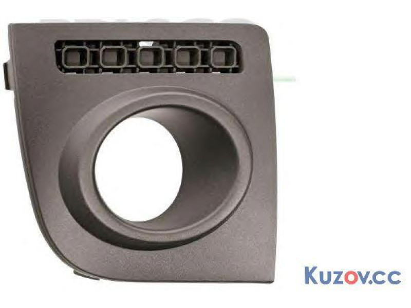 Решітка переднього бампераа ліва Ford Fusion 06-12 (Tempest) з отвором