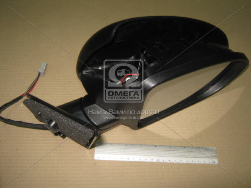 Дзеркало ліве Nissan Qashqai 09- (Tempest) ЕЛ. ОБОГР. ПІД ПОКРАС. СКЛАД.