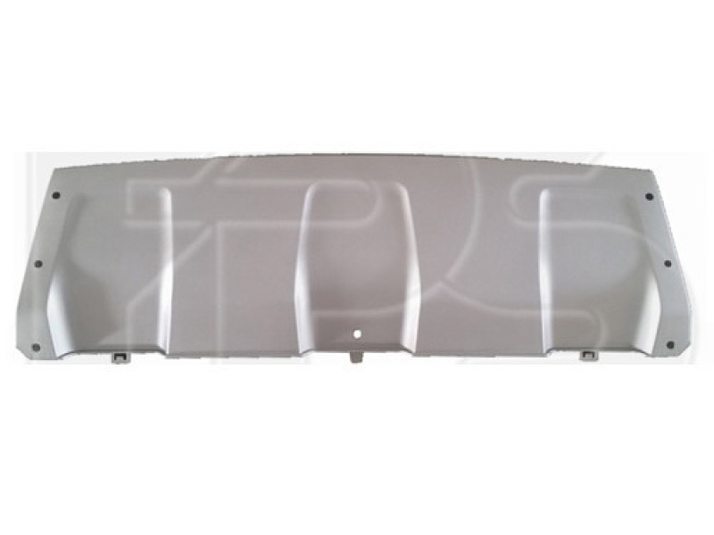 Накладка переднього бампера Renault Duster 10- (Tempest)