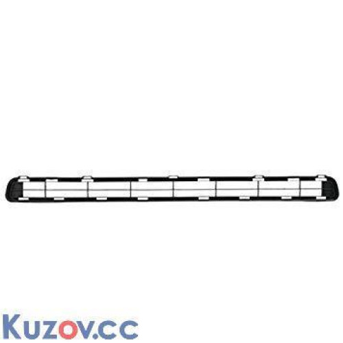 Решітка переднього бампера середня верхня Toyota RAV4 2006-2009 (Tempest)
