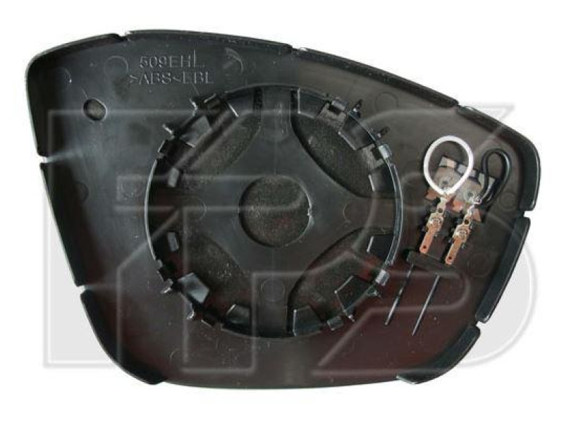 Вкладиш дзеркала правий Peugeot 208 2012- (FPS)