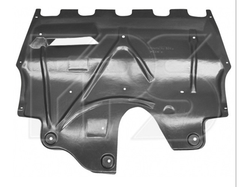 Пластиковий захист двигуна VW Polo 02-09, Skoda Fabia 2 бензин (Тайвань) 6Q0018906N