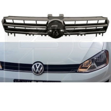 Решітка радіатора VW Golf 7 13-17 (Тайвань) під фари галоген 5G0853651DZLL