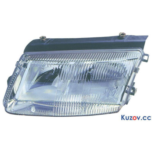 Фара передня VW Passat B5 1997-2000 права DEPO H7/H4 (з п/ туман.) 441-1125R-LDEMF