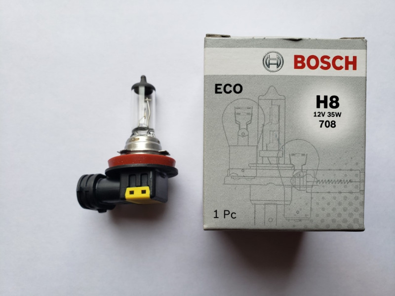 Авто лампа Bosch H8 12V 35W PGJ19-1 ECO 1987302805