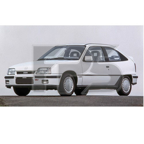 Лобове скло Opel Kadett E 1985-1991 (XYG) зелене з смугою