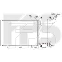 Радіатор кондиціонера Ford Fiesta (Koyorad) FP 28 K089-X