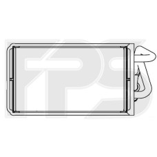 Радіатор пічки Ford Transit (NRF) FP 28 N25-X