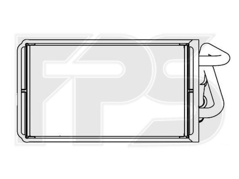 Радіатор пічки Ford Transit (NRF) FP 28 N25-X