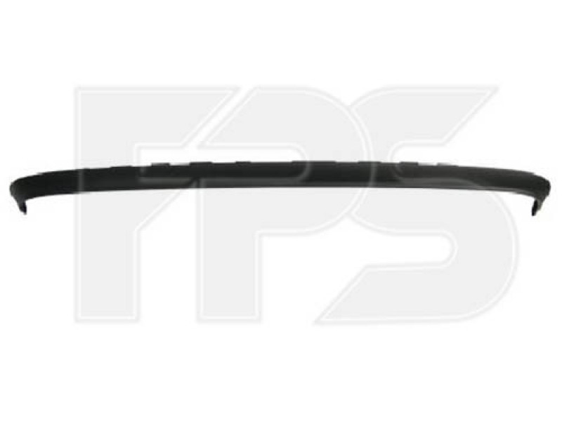 Спойлер переднього бампера Renault Clio 2009-2012 (FPS)