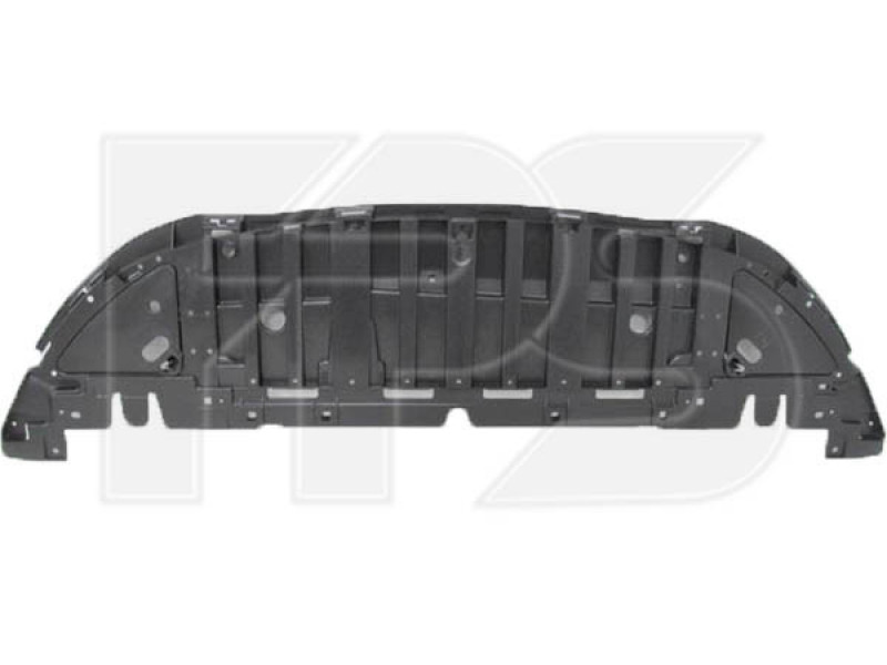 Пластикова захист бампера передній Renault Clio 2013-2016 (FPS)