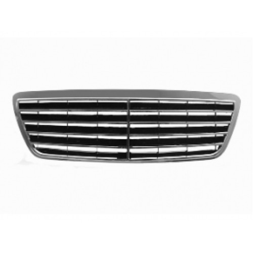 Решітка радіатора Mercedes E-Class W210 99-02 Elegance/Classic комплект (KH)