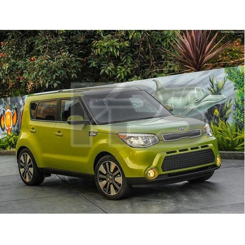 Молдинг лобового скла Kia Soul 2014-2018 (Icor) верхній