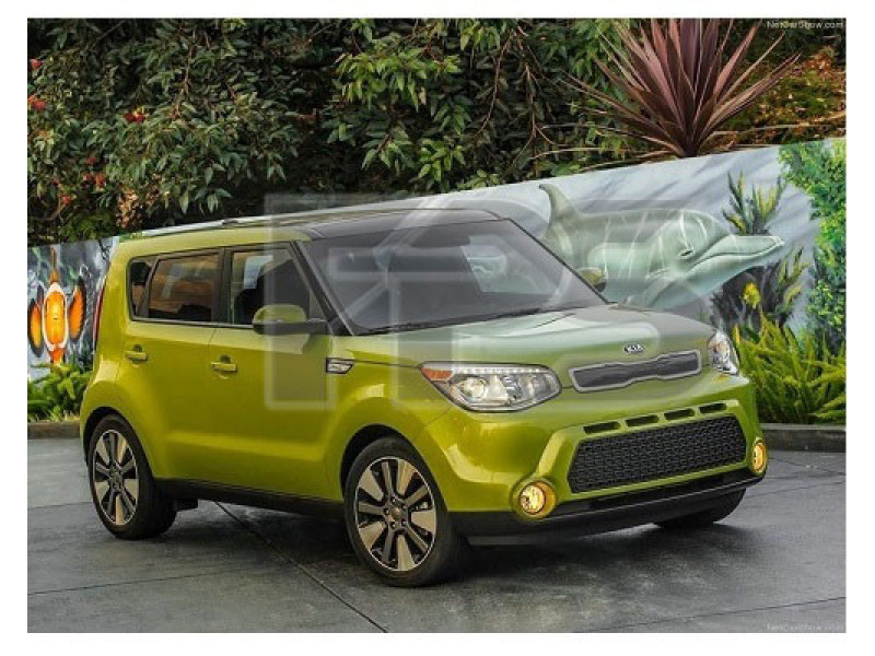 Молдинг лобового скла Kia Soul 14-18 (Icor) верхній