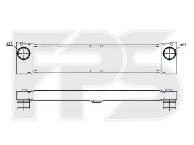 Інтеркулер Mercedes Vito (NRF) FP 46 T86
