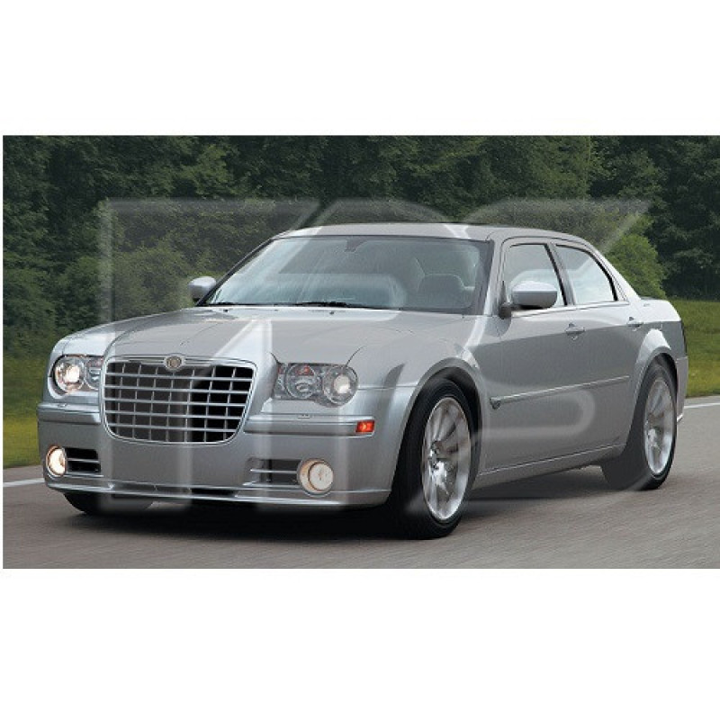 Молдинг лобового скла Chrysler 300C 05-11 (Icor) верхній