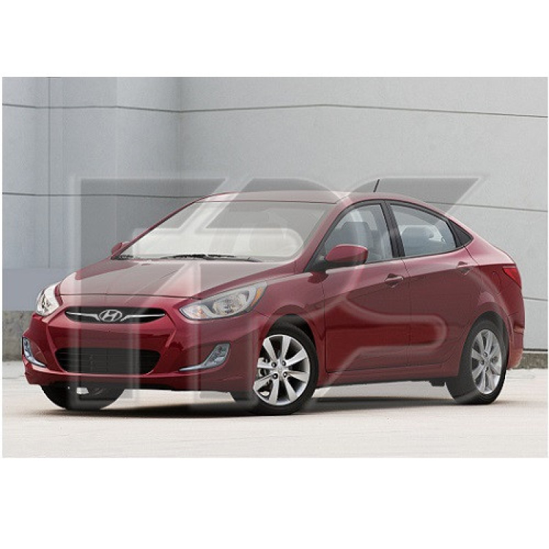 Молдинг лобового скла Kia Rio 11-14 (Icor) 4440ASMH