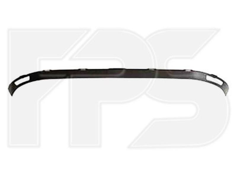 Спойлер переднього бампера Renault Dokker/Lodgy 2012- (FPS) чорний