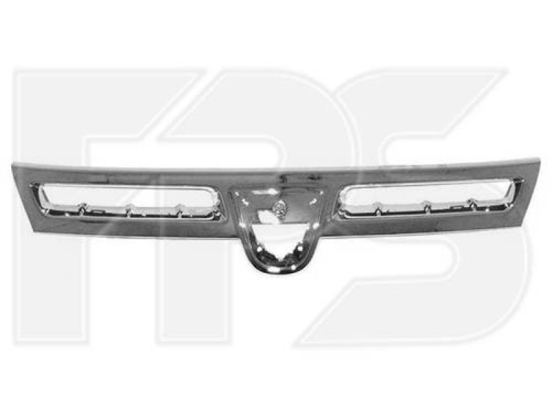 Наклакда решітки радіатора зовнішня (хром) Dacia Duster 10-15 (FPS)