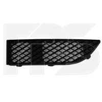 Решітка переднього бампера ліва BMW 7 E65 01-05 (чорна) (FPS) 51117135563